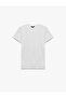 Cotton Short Sleeve Crew Neck Basic Slim Fit T-Shirt