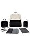 Zori Diaper Backpack 7pc-Set with Changing Mat, Wet Bag & Pouches - Sand - 2