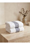 Bold Set of 2 Embroidered Hand Towels 50X90 cm - 3