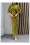 Vestido Midi with Foil Detail - 3