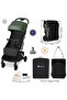 - Neolite Compact Cabin Stroller - Green/Black - 4