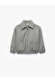 Long Sleeve Zippered Crop Bomber Jacket with Pocket Detail - 2