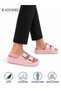 Women's Double Buckle Orthopedic Slippers Lightweight Non-Slip Sole Pool Beach and Daily Slippers - 3