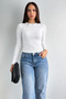 White long sleeve bodysuit - 2
