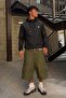 Men's Lined Zippered Hooded Black Raincoat & Windbreaker