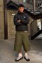 Men's Lined Zippered Hooded Black Raincoat & Windbreaker - 4