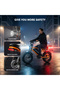 V8 Mini Electric Bike 750W Motor (1255W Peak Power) – 48V 15.6Ah Battery, 50KM/H Speed, 60KM Range, Bluetooth Speaker, Artificial Engine Sound, Dual Disc Brakes - 6