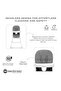 Cris Compact Foldable Highchair For Child - Grey/White - 8