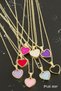 Ilkestor Heart Polyester (41029) Necklace Pink - 2