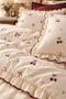Double 100% Cotton Duvet Cover Set |   Elasticized Sheet - 3