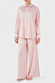 Patterned Stretch Comfort Fit High Waist Wide Leg Pajama Set O4Bx16Wefc2 Women's Pajama Set O4Bx16 Wefc2 P6Dq - 2