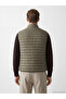 Southblue Khaki Standard Size Mock Neck Men's Puffer Vest - 4