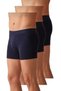 42 Men's Modal Lycra Dark Blue Boxer 3 Pieces