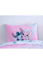 Taç Out Lilo&Stitch Patterned 100% Cotton Fabric 1 Piece Pillowcase 50X70 cm Double-Sided Printing - 2