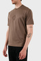 Embossed Logo 100% Cotton Regular Fit Crew Neck t Shirt Men's t Shirt Em001040 - 4