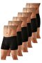 40 Men's Modal Lycra Black Boxer 6 Pieces - 2