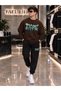 Dope Printed Sweatshirt and Sweatpants Oversize Premium Set - 2