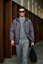 Men's Premium Comfort Lined Dark Gray Raincoat & Windbreaker - 2
