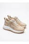 Women's Lace-Up Thick High-Sole Orthopedic Sneaker Walking Shoes
