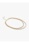 Steel Multiple Chain Necklace - 2