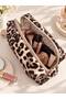 Leopard Print Makeup Bag