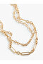 Steel Multiple Chain Necklace - 2