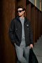Men's Premium Comfort Lined Black Raincoat & Windbreaker