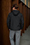Men's Premium Comfort Lined Black Raincoat & Windbreaker - 5