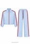Tivisit Red Striped Suit Blue