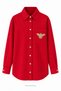 Arı Gold Stone Gabardine Shirt Red