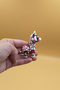 Cute Giraffe Keychain - Movable Keychain Bag Ornament Charm - 5