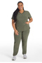Ip790A V-Neck Scrubs Top – 360 °   Flexible, 3-Pocket, Mesh Detailed and Modern Doctor/Nurse Top - 3