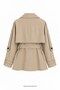 Short Trench Coat Beige - 3