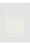 Vizyon New Season White Square Collar Lace Detailed Women's Undershirt - 7