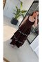 Blue Piping Sorbet Dress Bitter Brown - 3
