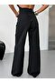 Trend Special Design Washed Effect Wide Leg Cross-Closure Baggy Denim Jeans - 4