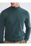 Timeless Clothing & Timeless Choices Half Fisherman Roba Collar Men's Knitwear Sweater - 4