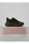 Women's High-Sole Walking Shoes with Stone Detail - 5
