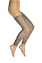 Women's Leopard Patterned Tights Socks - Skin Color