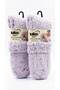 Plush Sleeping Socks 2 Pairs Purple Color |   Soft Towel Slippers Home Socks |   Winter Warm Home Socks - 2