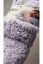 Plush Sleeping Socks 2 Pairs Purple Color |   Soft Towel Slippers Home Socks |   Winter Warm Home Socks - 4
