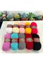 Opal Crystal Yarn Set of 10 - Shiny Mixed Color Yarn, Pouch and Dowry Knitting Yarn - 2