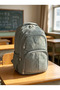 Multi-Compartment Waterproof Fabric School and Daily Backpack for Girls and Boys - Laptop Compatible Travel Bag - 4
