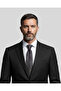 Gray Floral Classic Tie - 8 cm Width - 5