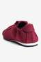 Women's Suede Sneaker with Back Elastic and Accessories, Sports Shoes Moya Bordo - 4