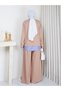 Premium Textured Casual Cut Shirt Collar Bottom Top Set - 8