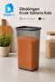 Rectangular Food Storage Container Black 16 × 11.5 × 28 cm - 2