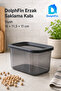 Rectangular Food Storage Container 1350 ml Black 16 × 11.5 × 11 cm - 2