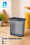 Rectangular Food Storage Container Black 2000 ml 16 × 11.5 × 17 cm - 2