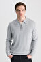Ds Damat Regular Fit Gray Melange Sweater - 4